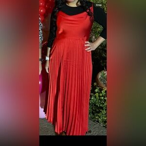 Red Satin SHEIN Dress